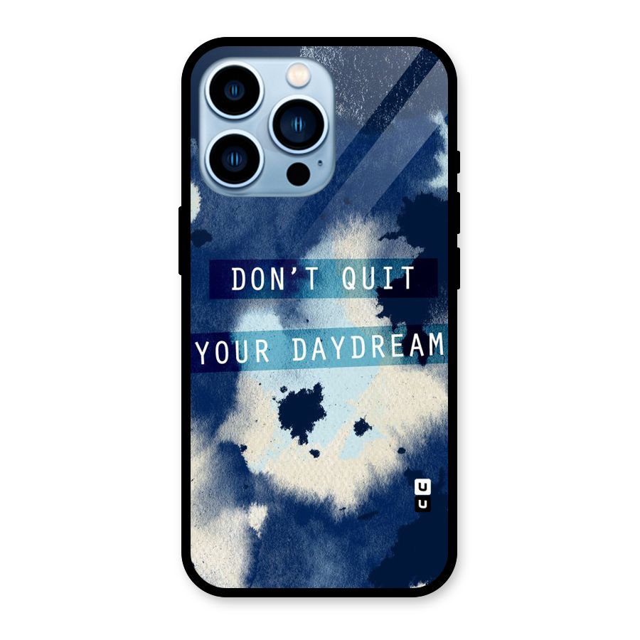 Dont Quit Glass Back Case for iPhone 13 Pro