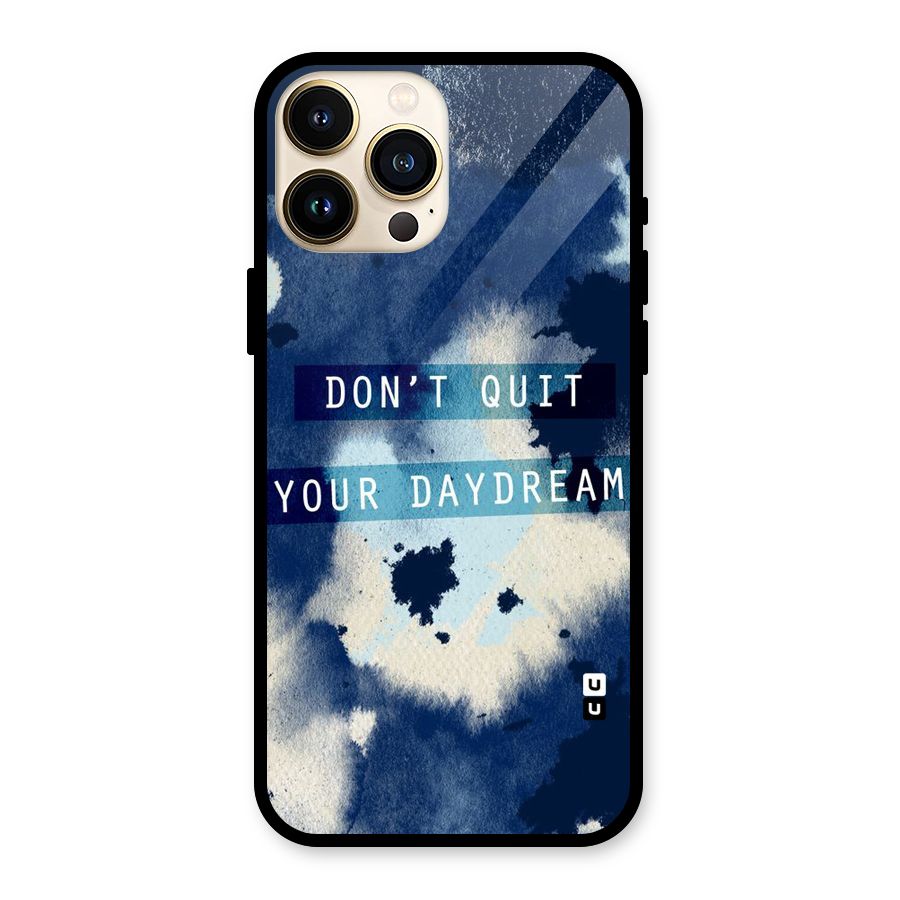 Dont Quit Glass Back Case for iPhone 13 Pro Max
