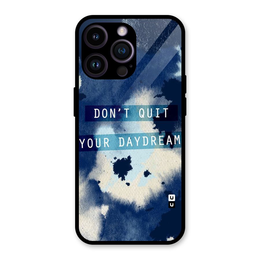 Dont Quit Glass Back Case for iPhone 14 Pro Max