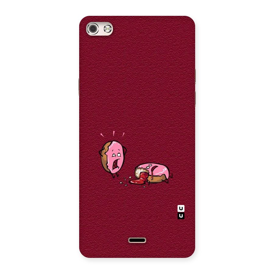 Donut Murder Back Case for Micromax Canvas Silver 5