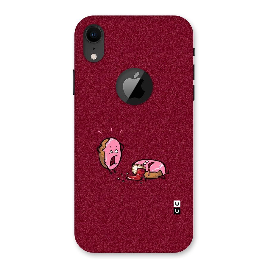 Donut Murder Back Case for iPhone XR Logo Cut