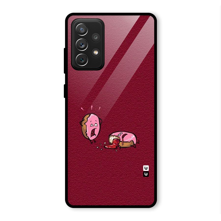 Donut Murder Glass Back Case for Galaxy A72