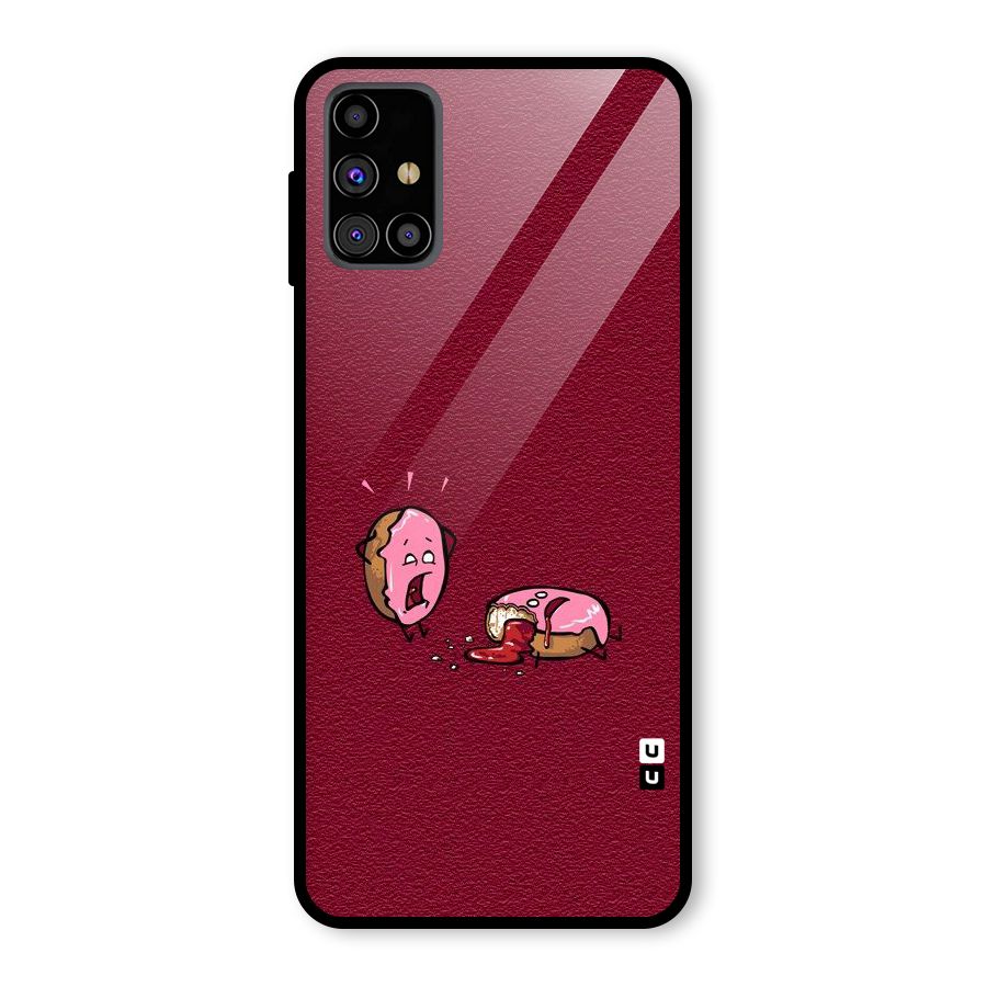 Donut Murder Glass Back Case for Galaxy M31s