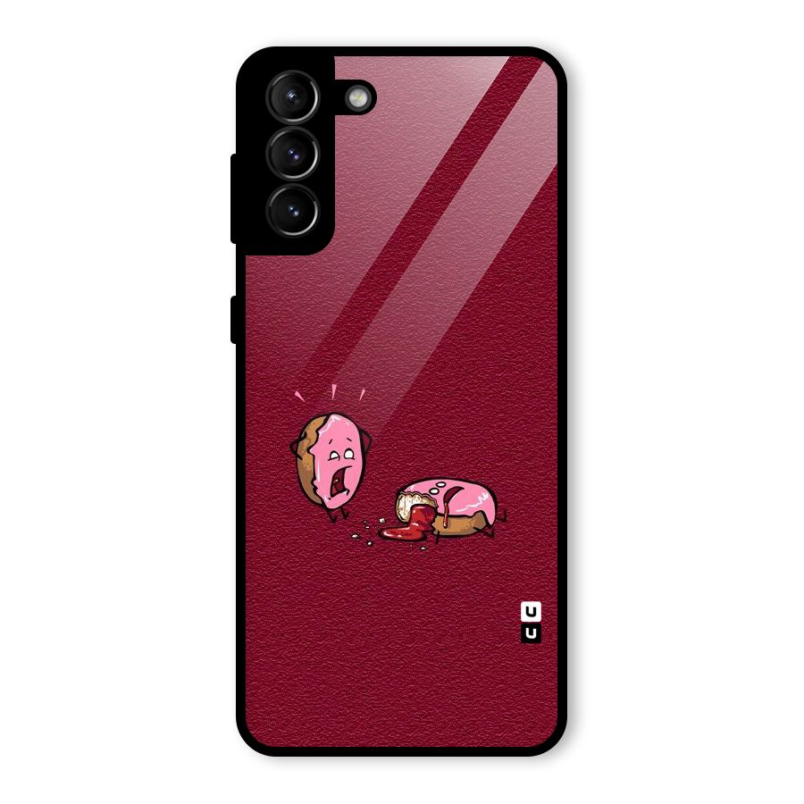 Donut Murder Glass Back Case for Galaxy S21 Plus