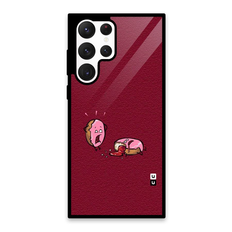 Donut Murder Glass Back Case for Galaxy S22 Ultra 5G