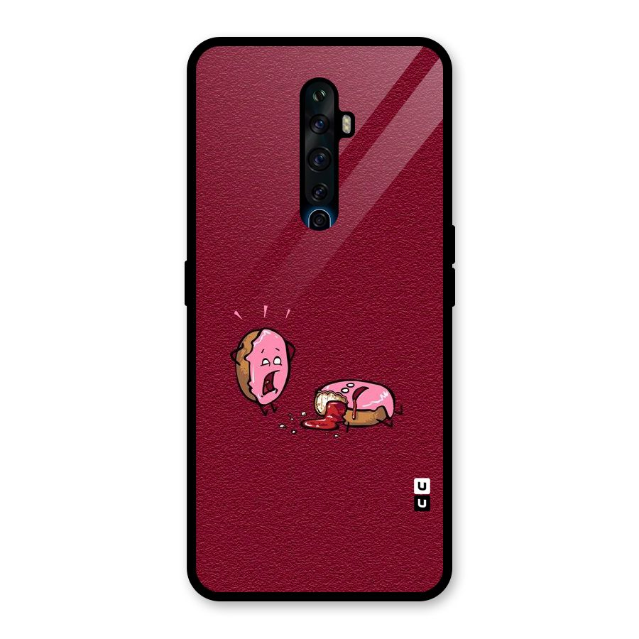 Donut Murder Glass Back Case for Oppo Reno2 F