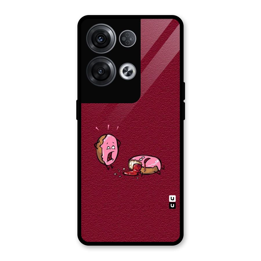 Donut Murder Glass Back Case for Oppo Reno8 Pro 5G