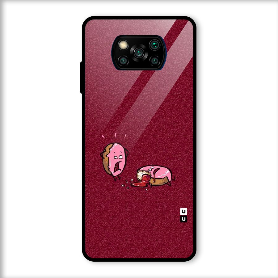 Donut Murder Glass Back Case for Poco X3