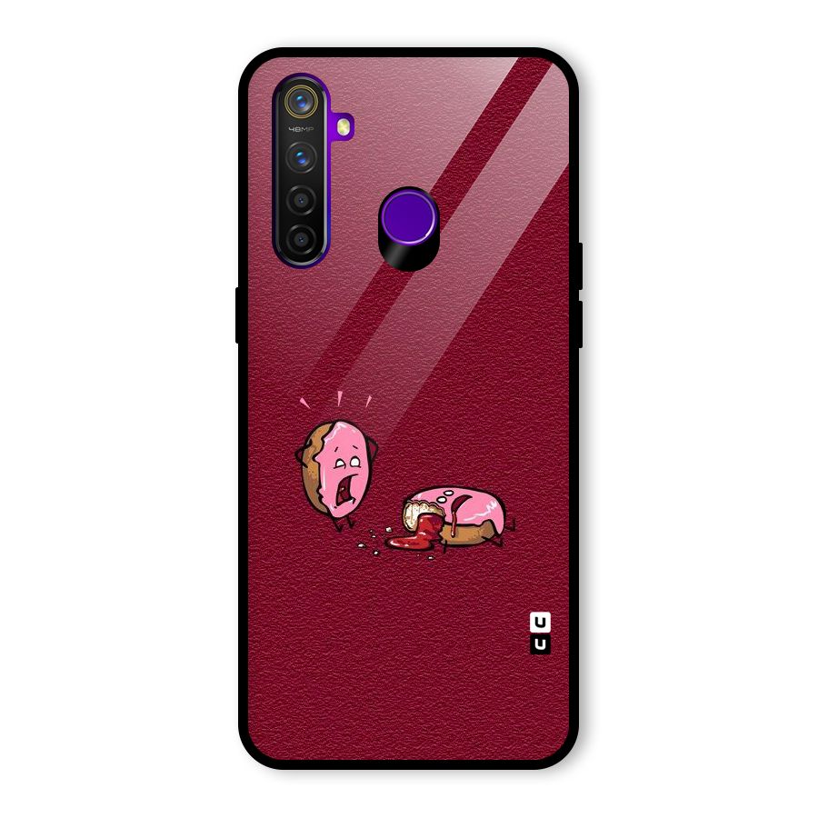 Donut Murder Glass Back Case for Realme 5 Pro