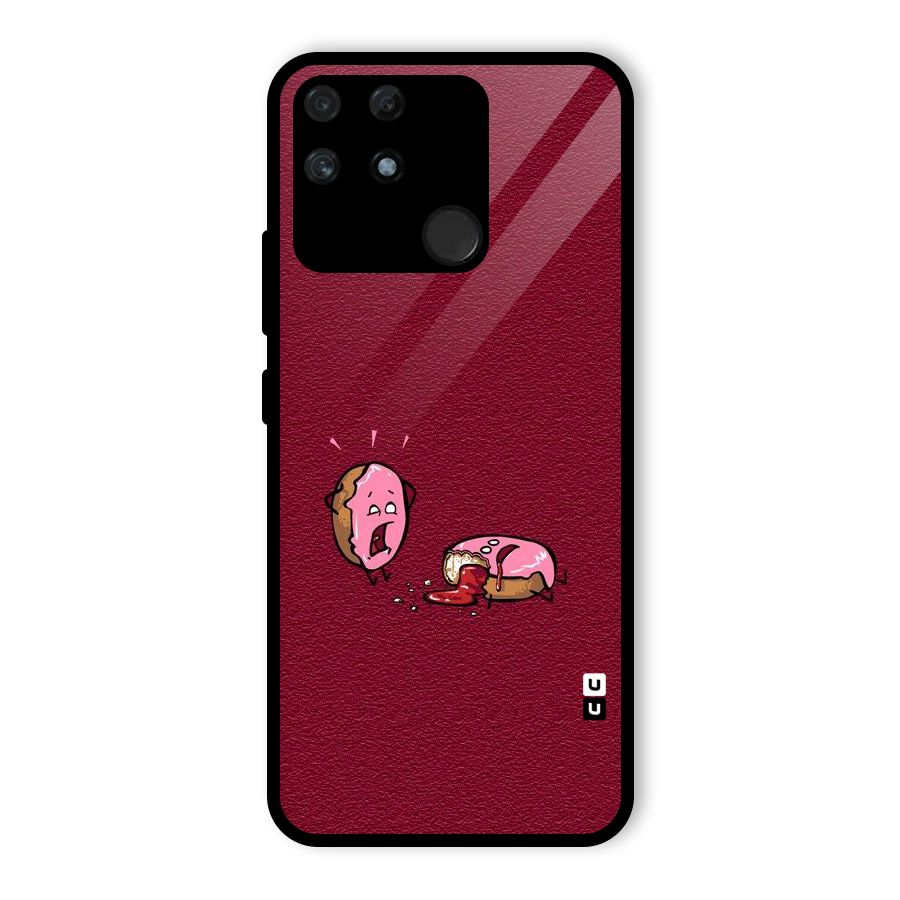 Donut Murder Glass Back Case for Realme Narzo 50A