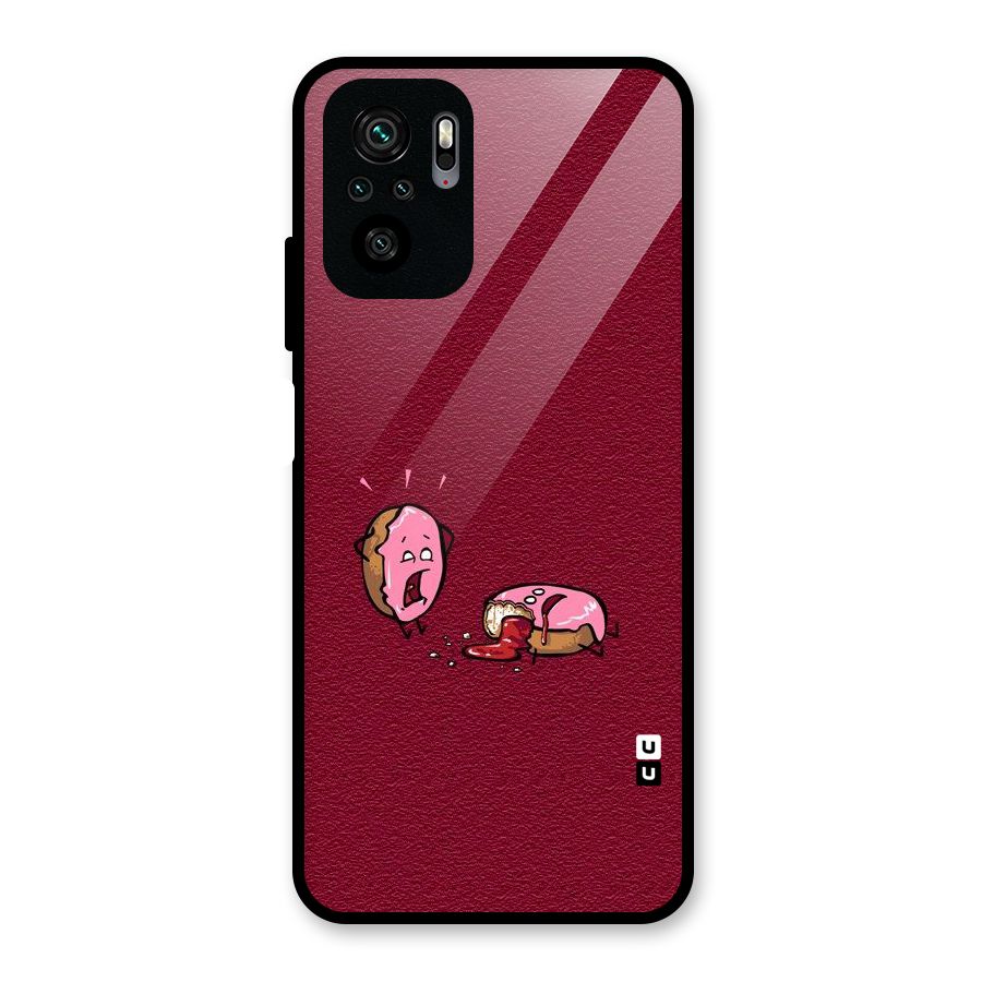Donut Murder Glass Back Case for Redmi Note 10S