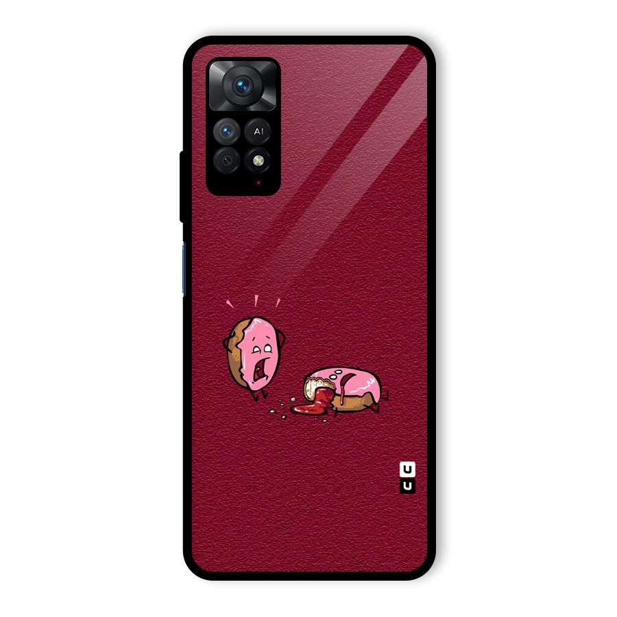 Donut Murder Glass Back Case for Redmi Note 11 Pro