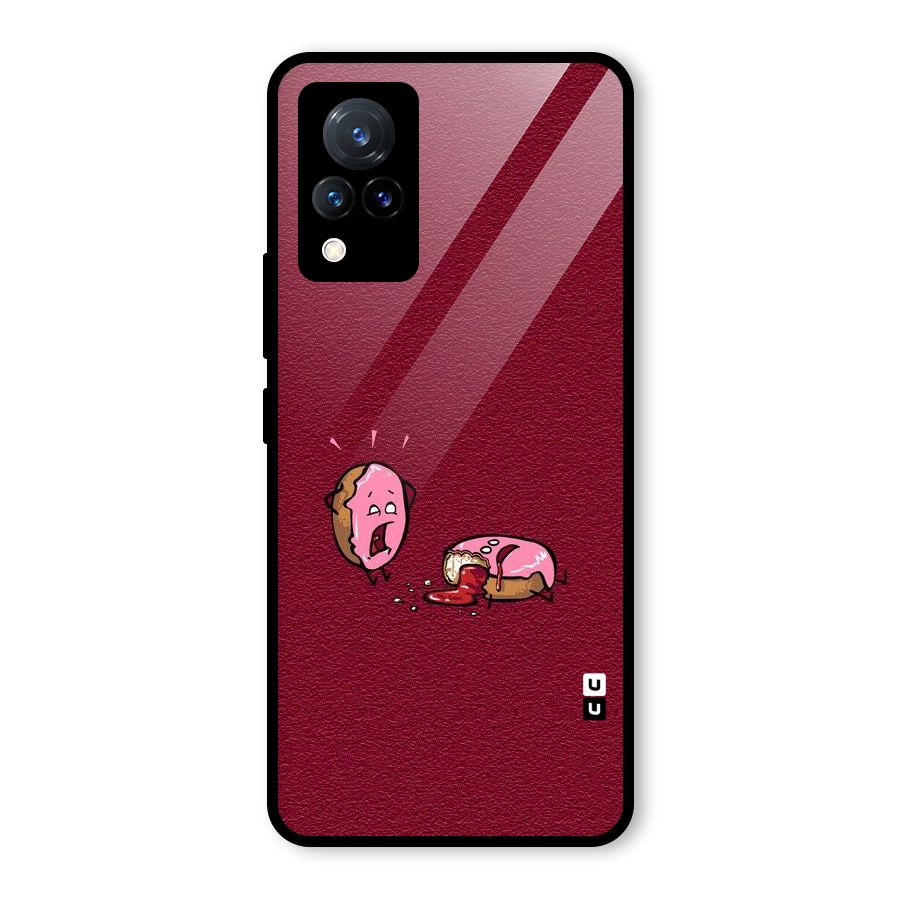 Donut Murder Glass Back Case for Vivo V21 5G
