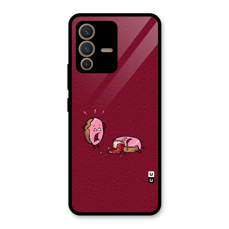 Donut Murder Glass Back Case for Vivo V23 5G