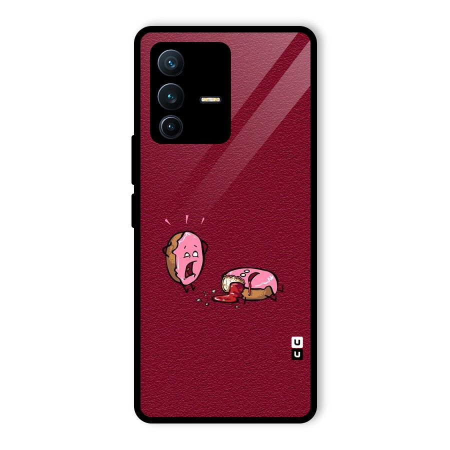 Donut Murder Glass Back Case for Vivo V23 Pro