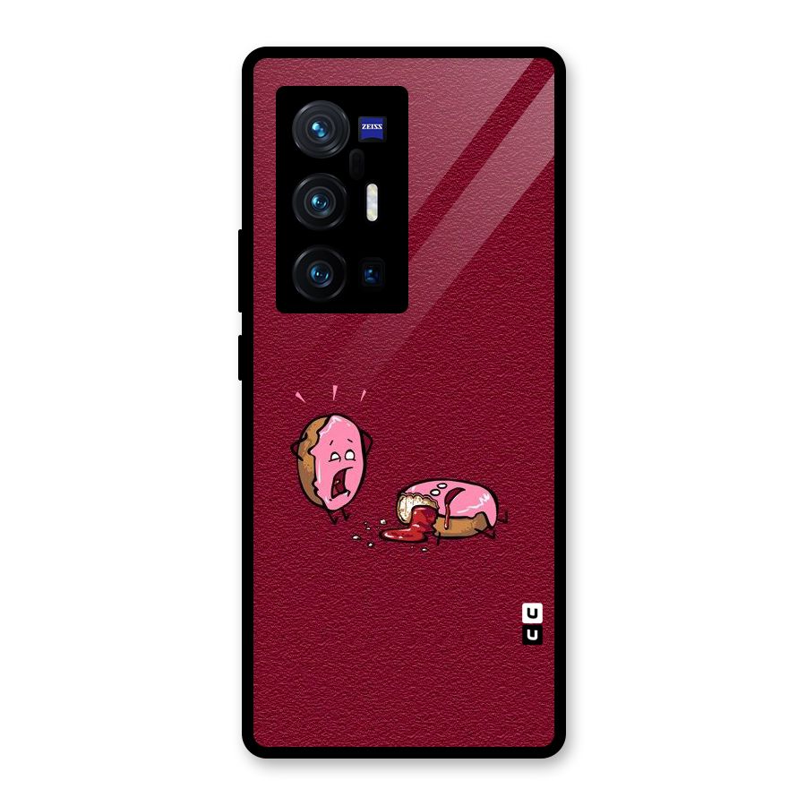 Donut Murder Glass Back Case for Vivo X70 Pro Plus
