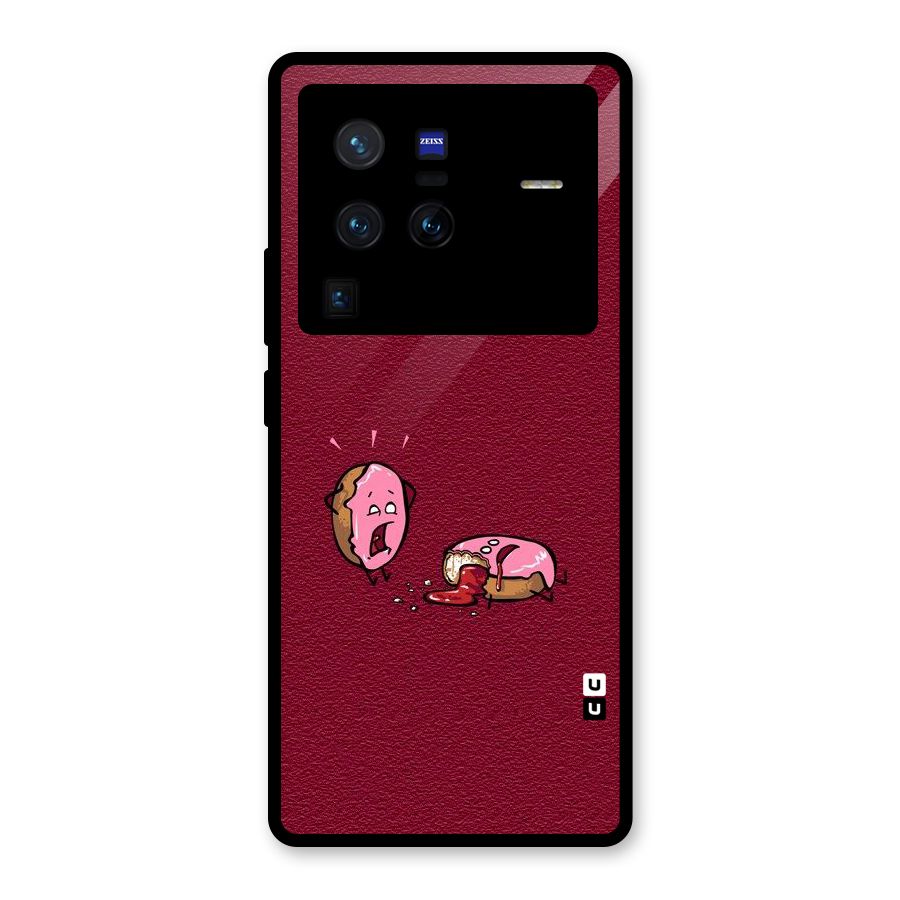 Donut Murder Glass Back Case for Vivo X80 Pro