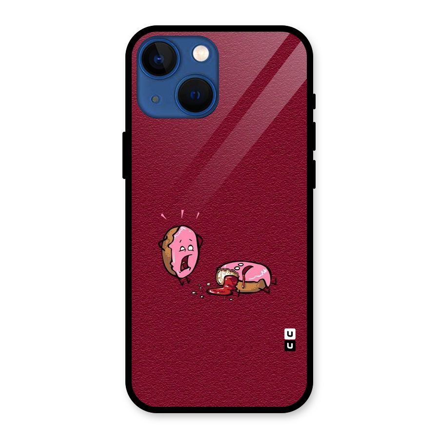 Donut Murder Glass Back Case for iPhone 13 Mini