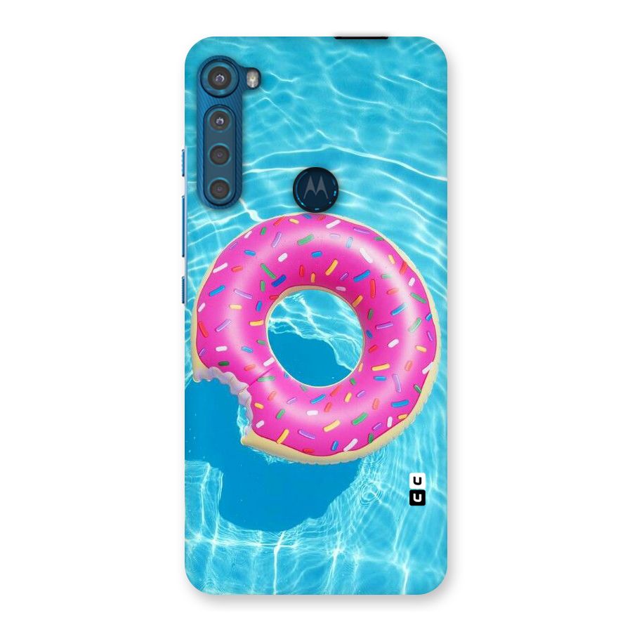 Donut Swim Back Case for Motorola One Fusion Plus