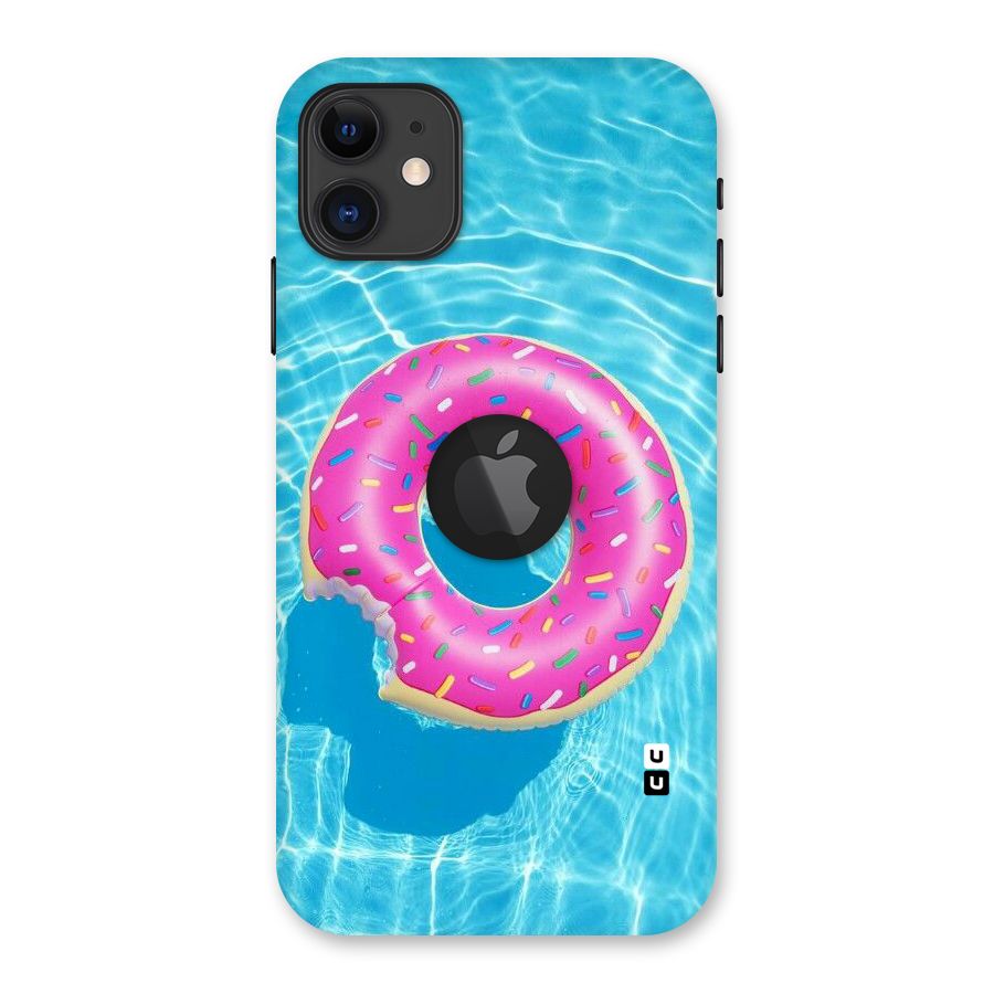 Donut Swim Back Case for iPhone 11 Logo Cut