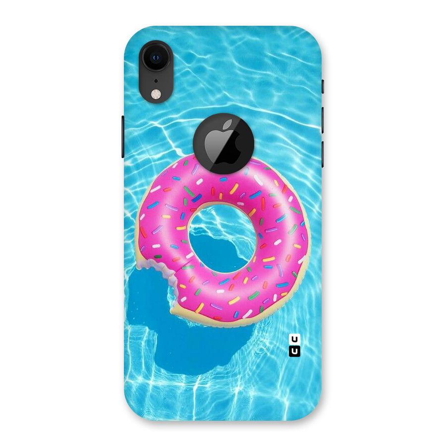 Donut Swim Back Case for iPhone XR Logo Cut