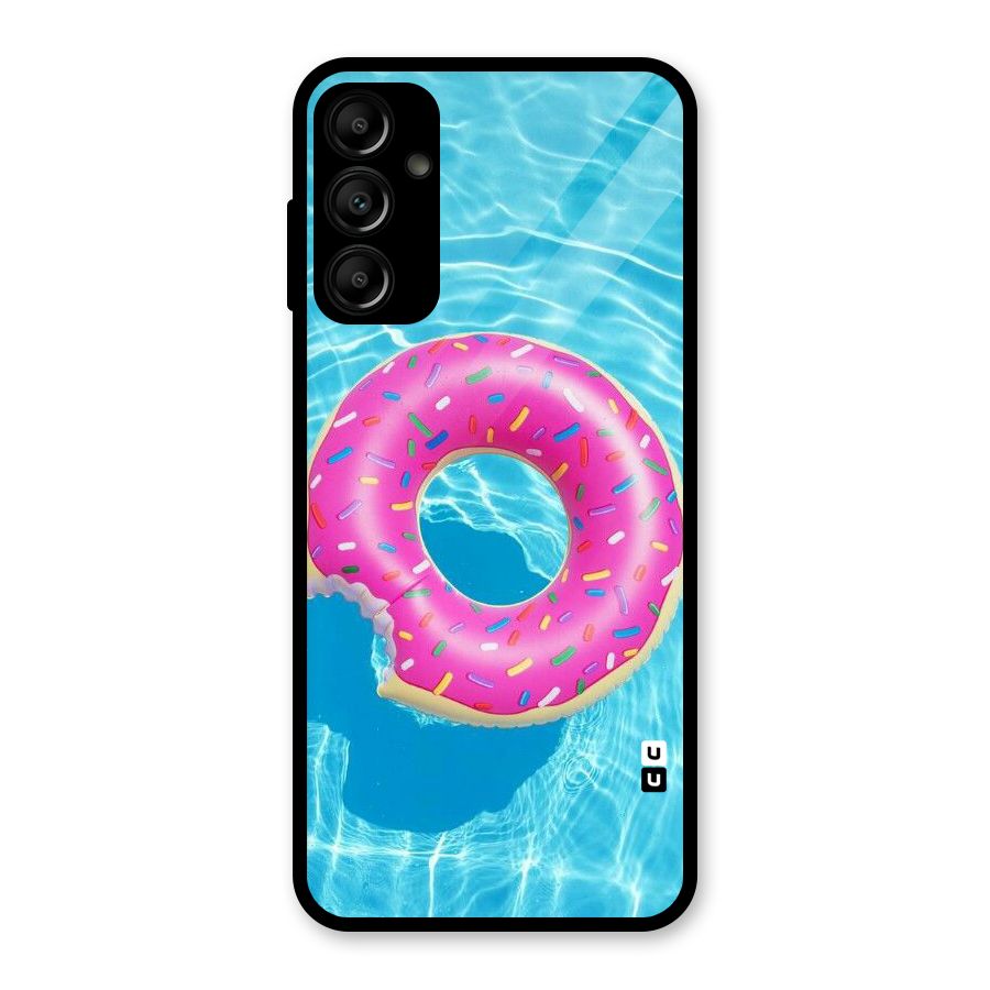 Donut Swim Glass Back Case for Galaxy A14 5G