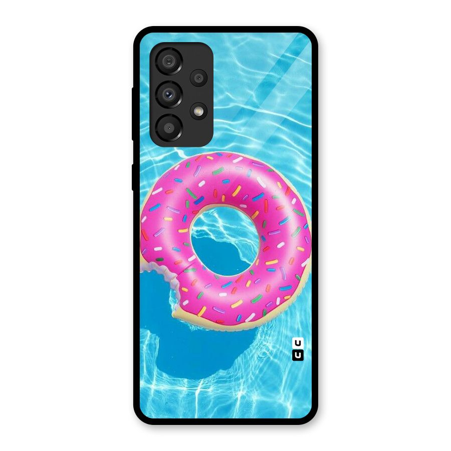 Donut Swim Glass Back Case for Galaxy A33 5G