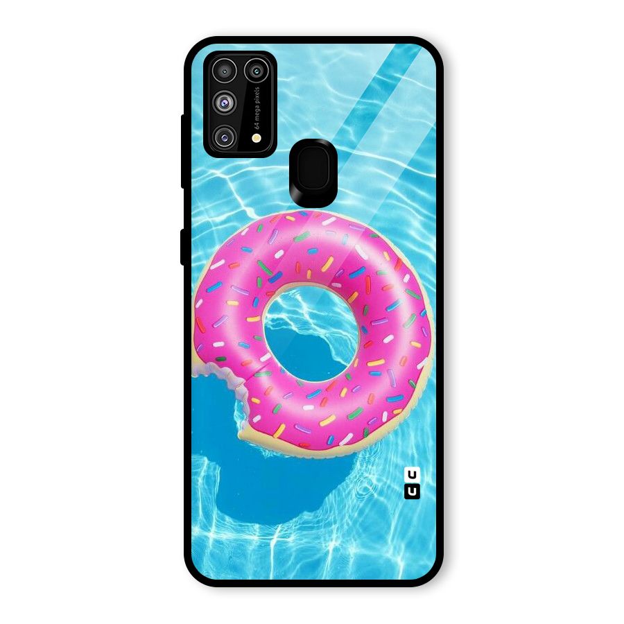Donut Swim Glass Back Case for Galaxy F41