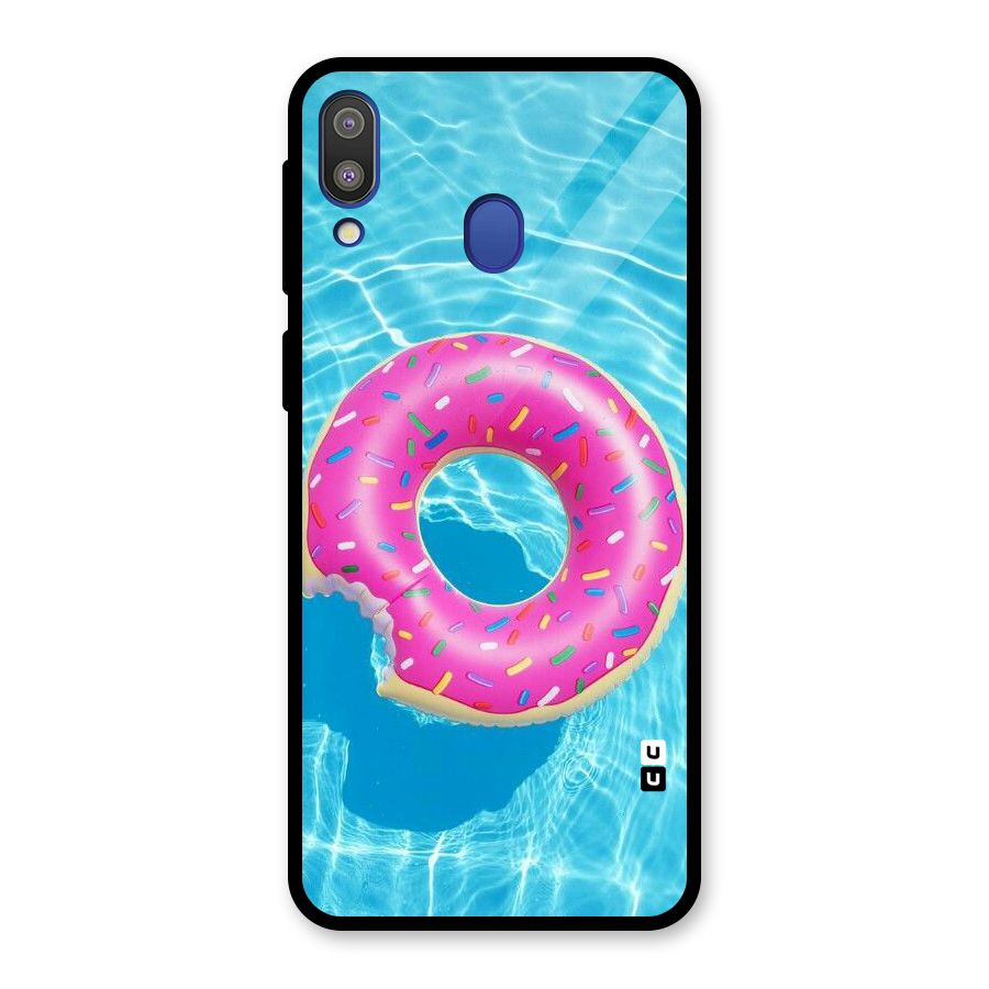 Donut Swim Glass Back Case for Galaxy M20