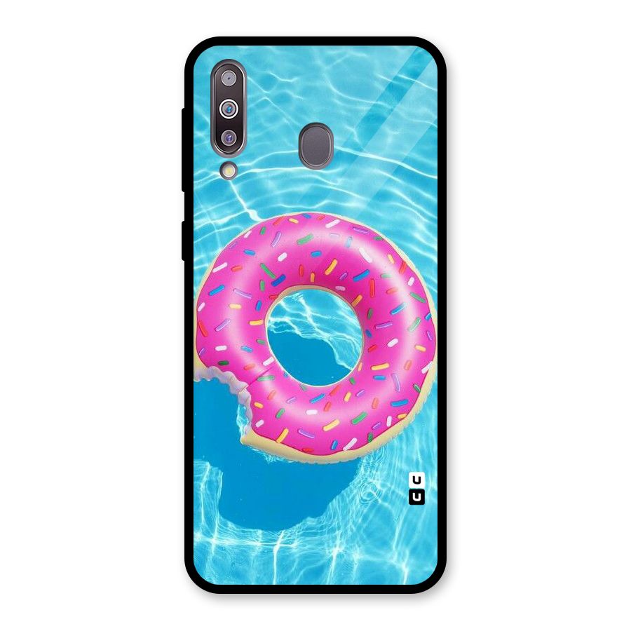 Donut Swim Glass Back Case for Galaxy M30