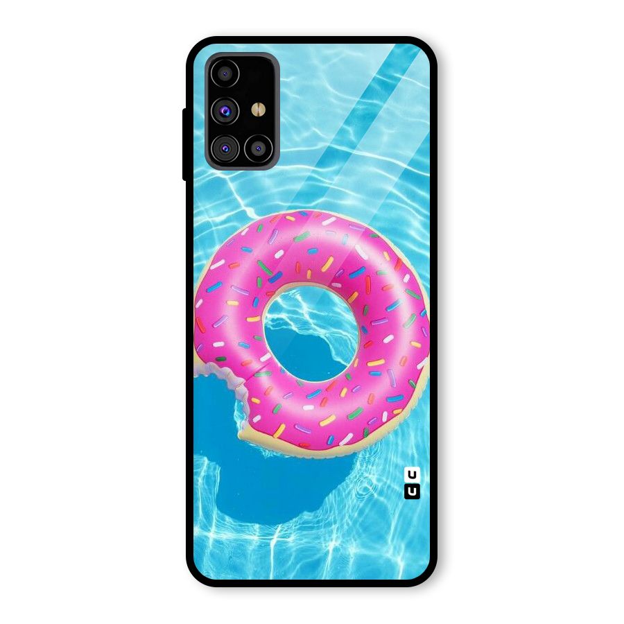 Donut Swim Glass Back Case for Galaxy M31s