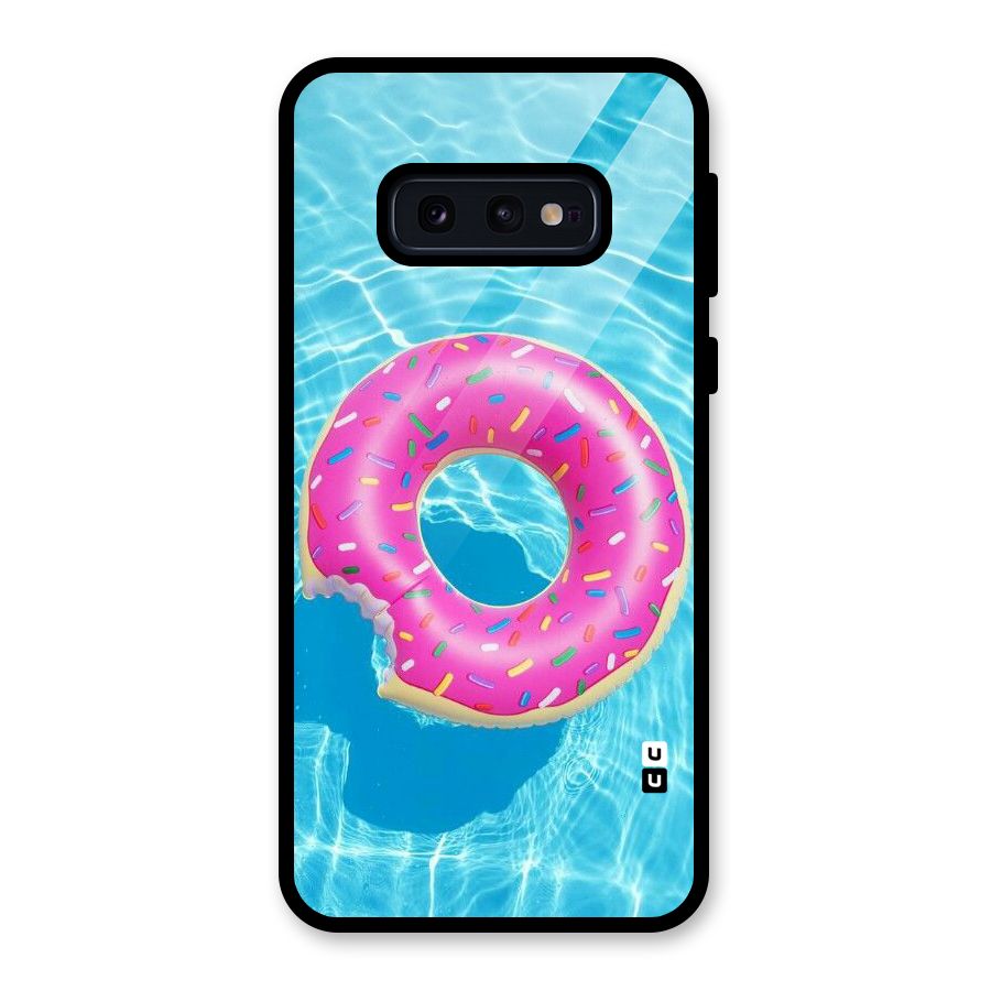 Donut Swim Glass Back Case for Galaxy S10e