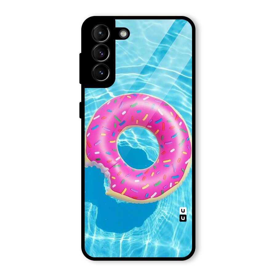 Donut Swim Glass Back Case for Galaxy S21 Plus