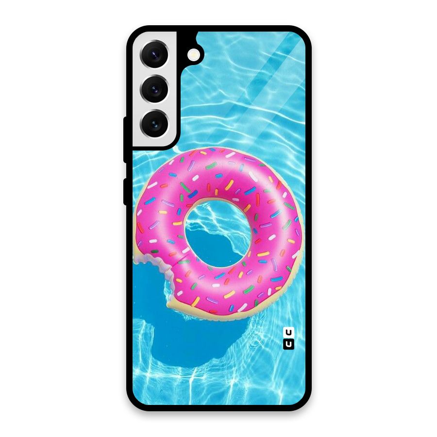 Donut Swim Glass Back Case for Galaxy S22 Plus 5G