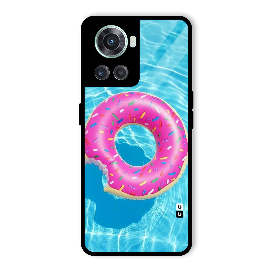 Donut Swim Glass Back Case for OnePlus 10R