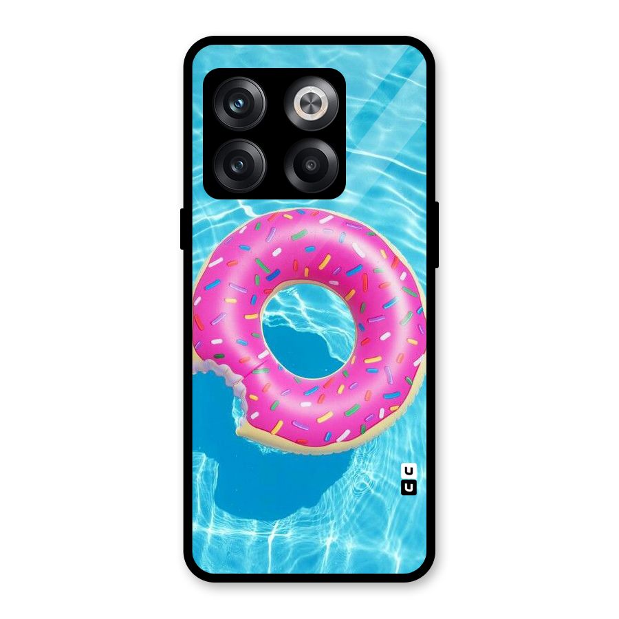 Donut Swim Glass Back Case for OnePlus 10T