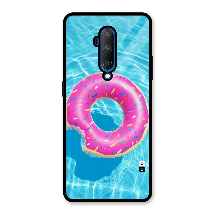 Donut Swim Glass Back Case for OnePlus 7T Pro