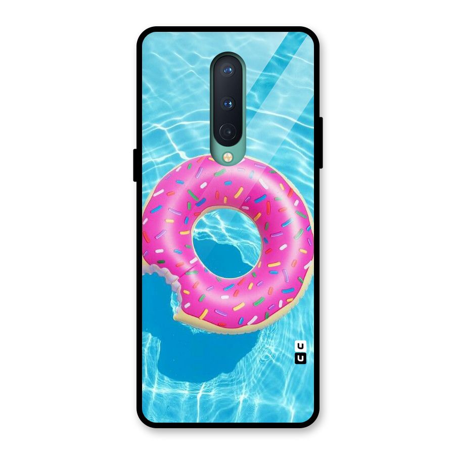 Donut Swim Glass Back Case for OnePlus 8