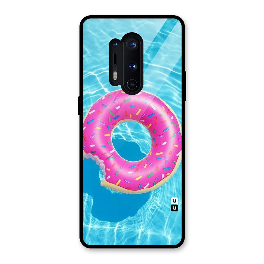 Donut Swim Glass Back Case for OnePlus 8 Pro