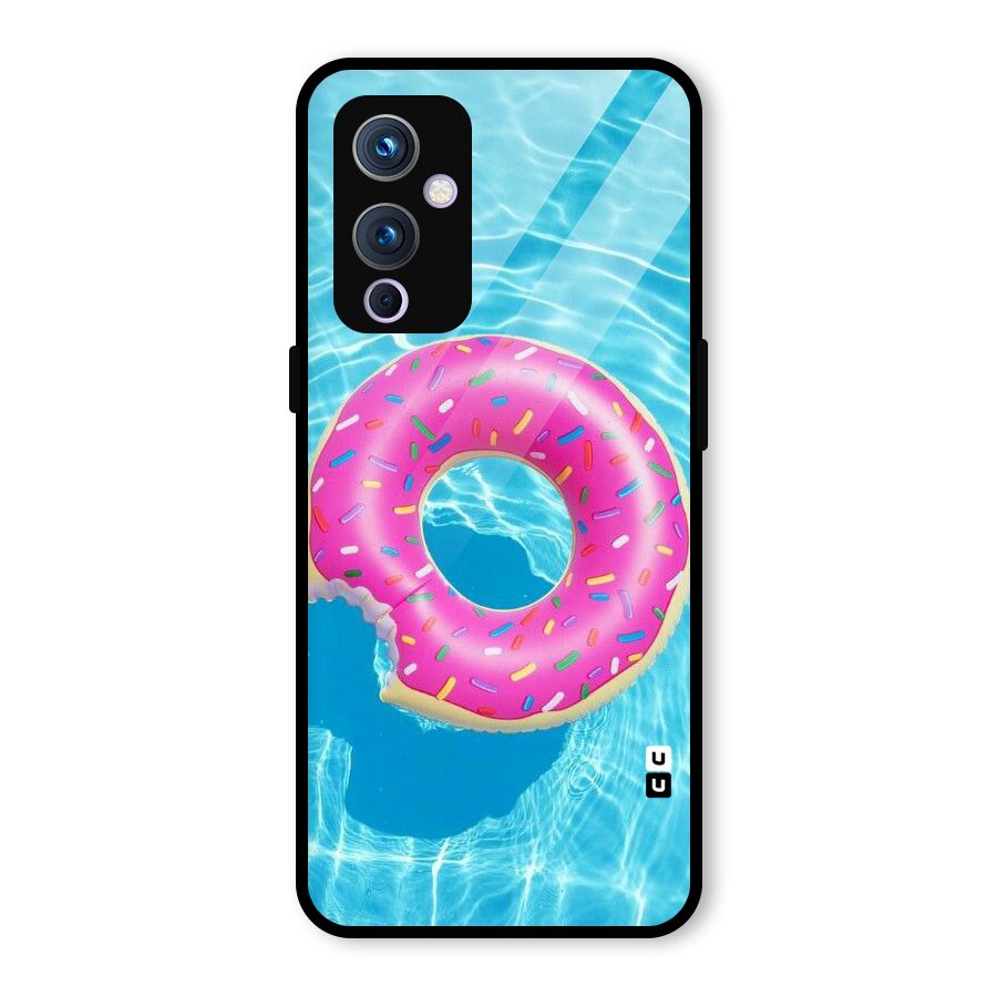 Donut Swim Glass Back Case for OnePlus 9