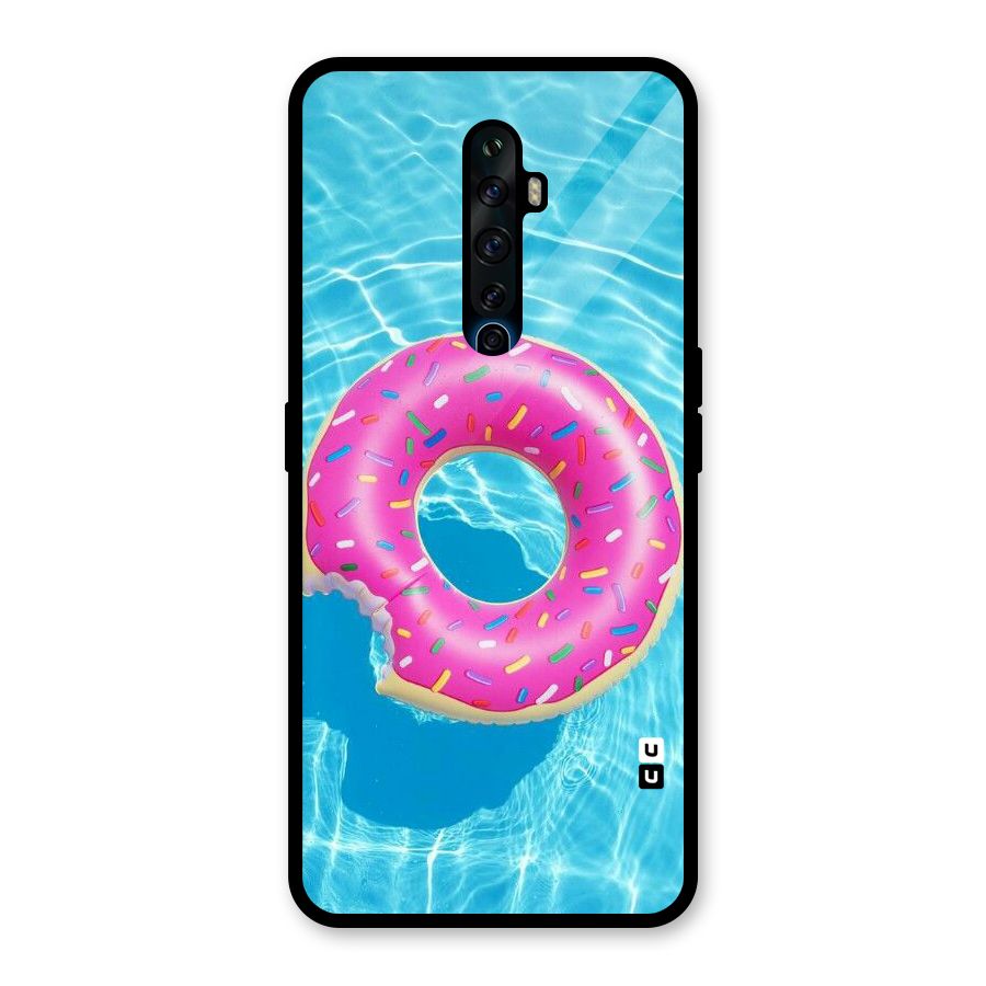 Donut Swim Glass Back Case for Oppo Reno2 F