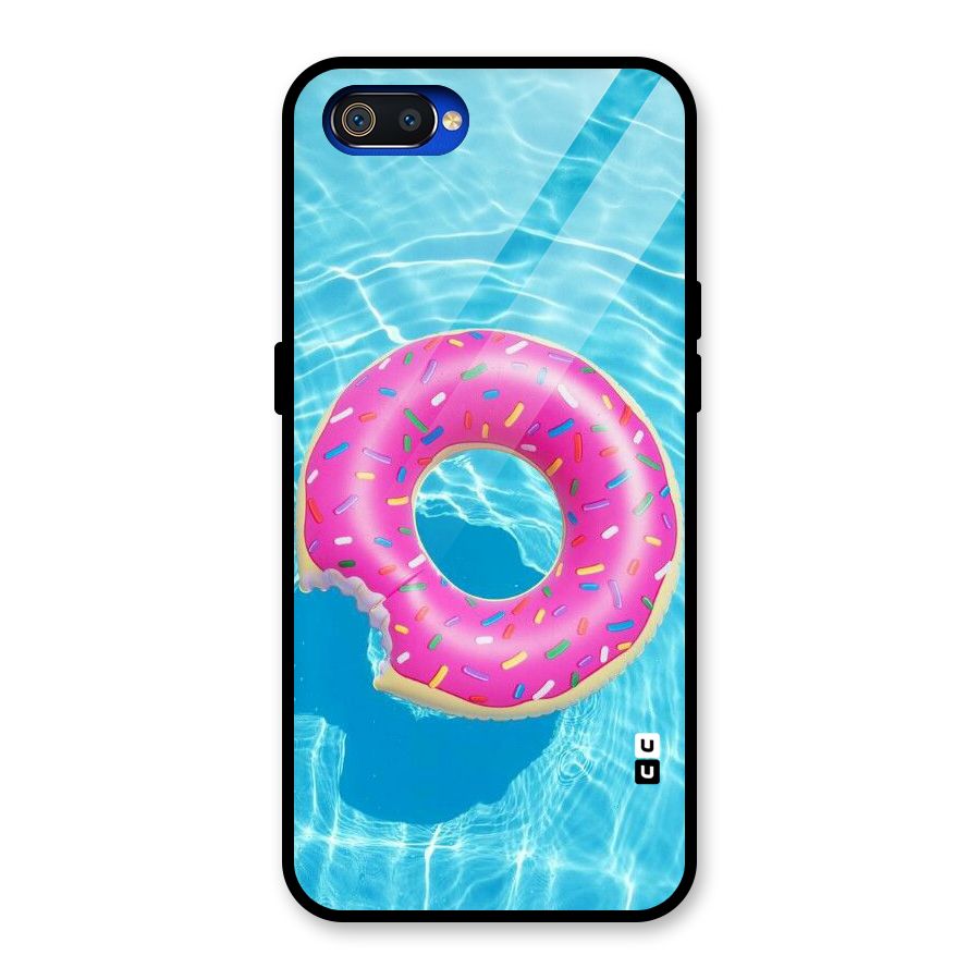 Donut Swim Glass Back Case for Realme C2