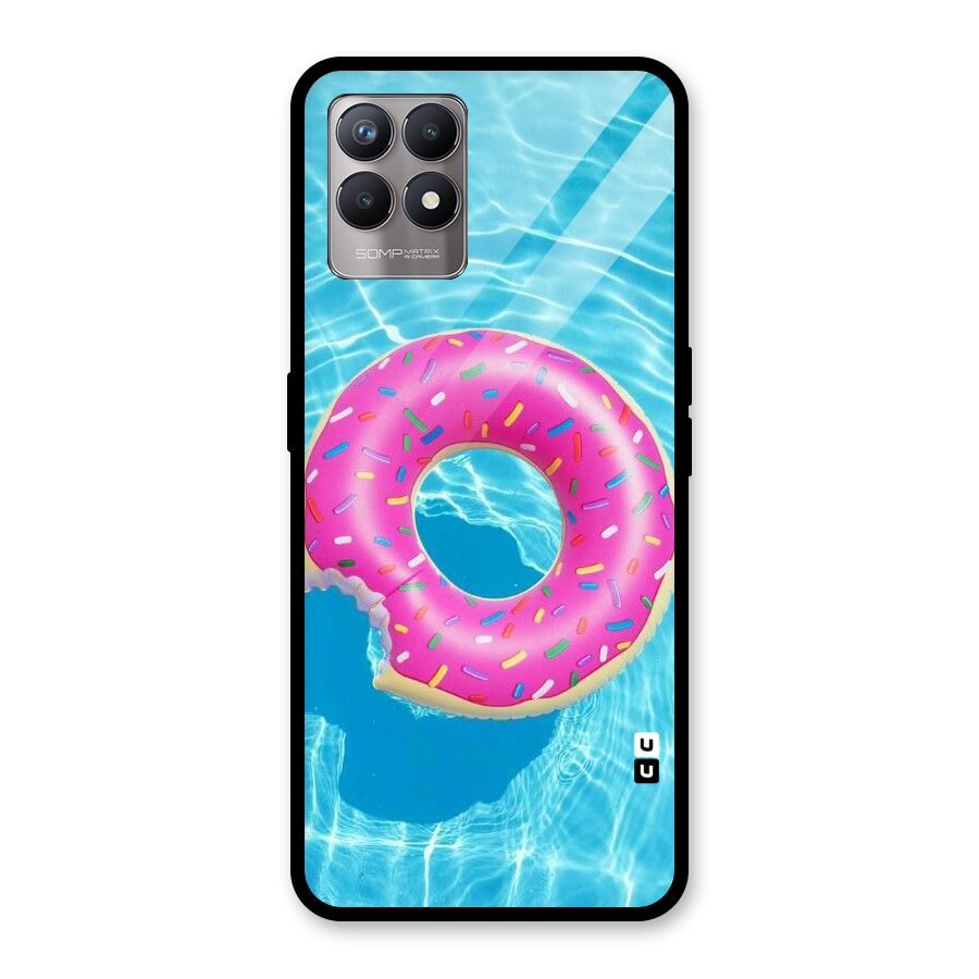 Donut Swim Glass Back Case for Realme Narzo 50