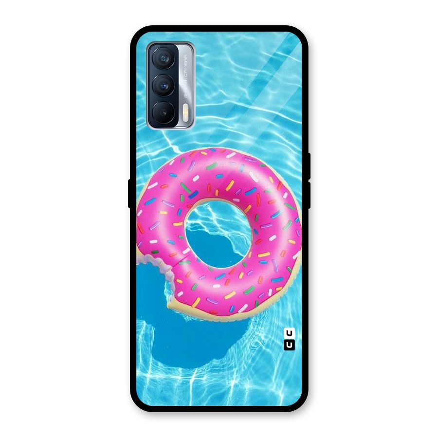 Donut Swim Glass Back Case for Realme X7