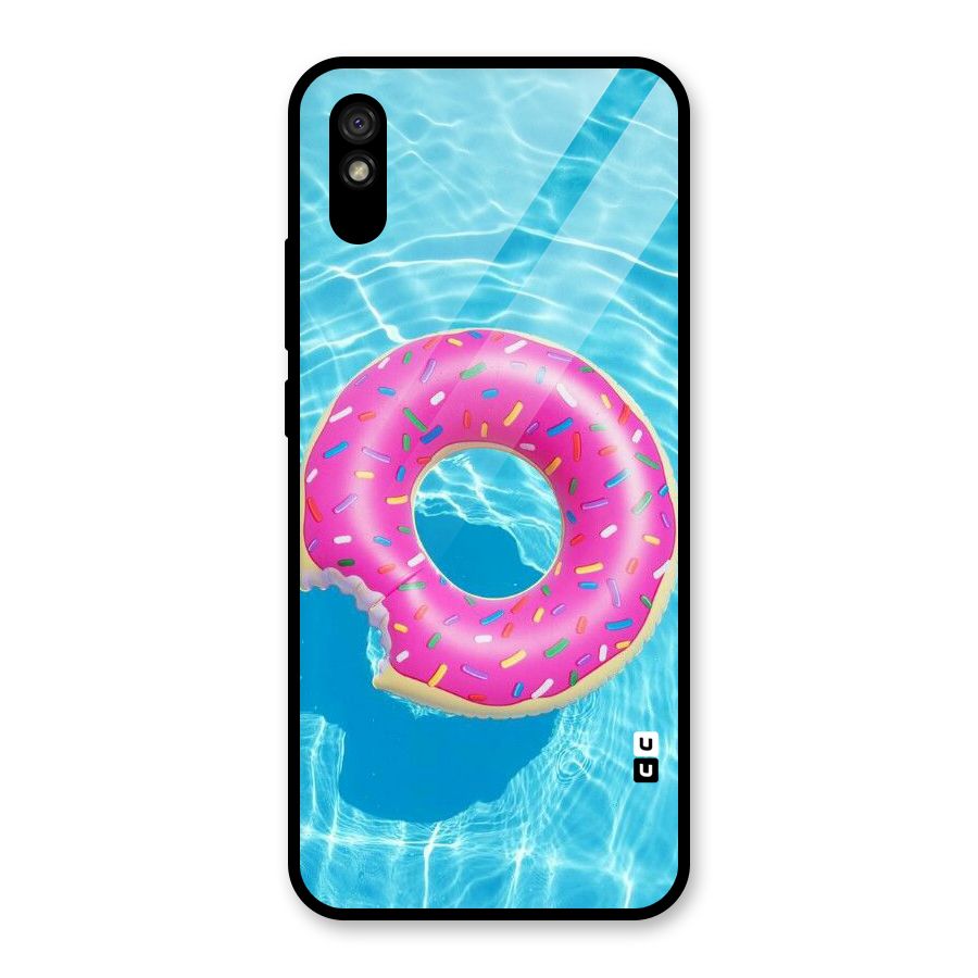 Donut Swim Glass Back Case for Redmi 9A