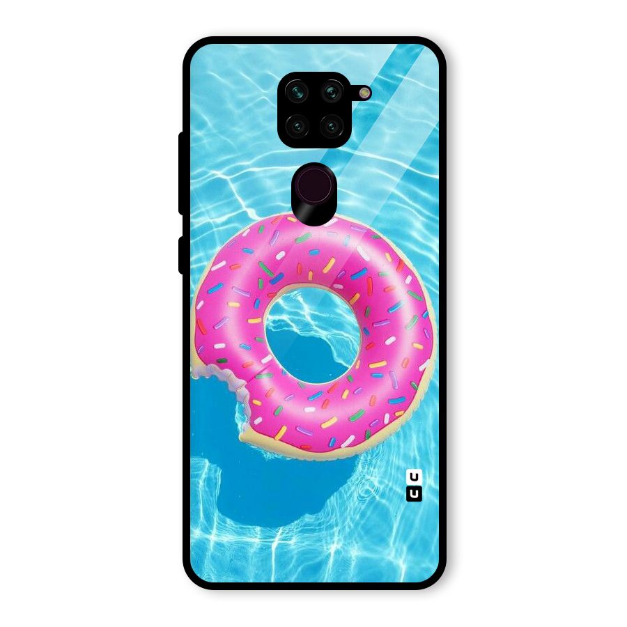 Donut Swim Glass Back Case for Redmi Note 9