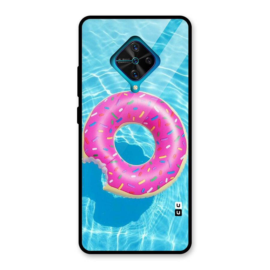 Donut Swim Glass Back Case for Vivo S1 Pro