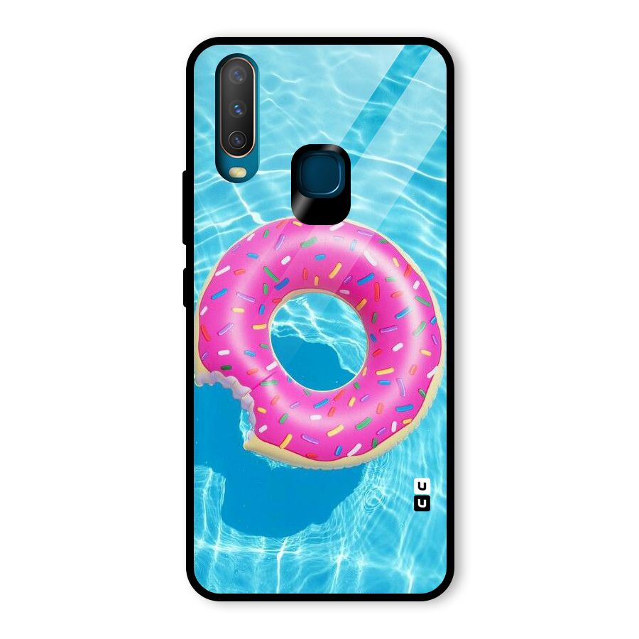 Donut Swim Glass Back Case for Vivo U10