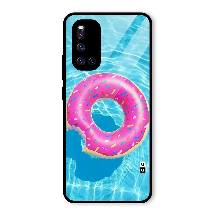 Donut Swim Glass Back Case for Vivo V19