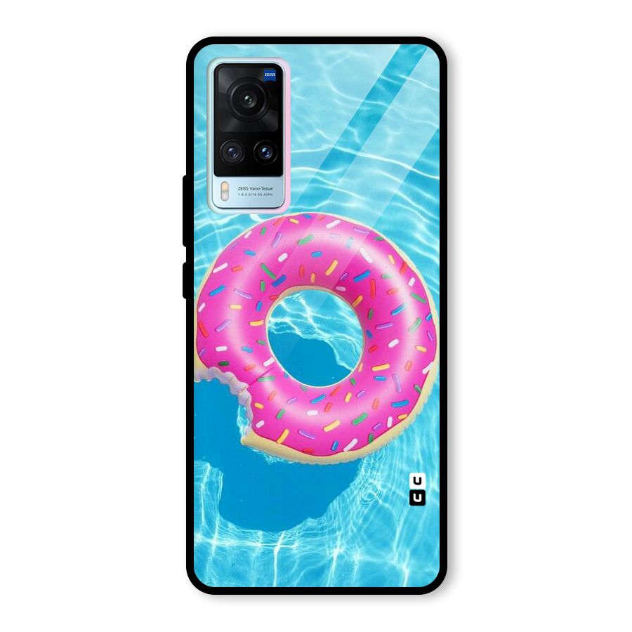 Donut Swim Glass Back Case for Vivo X60